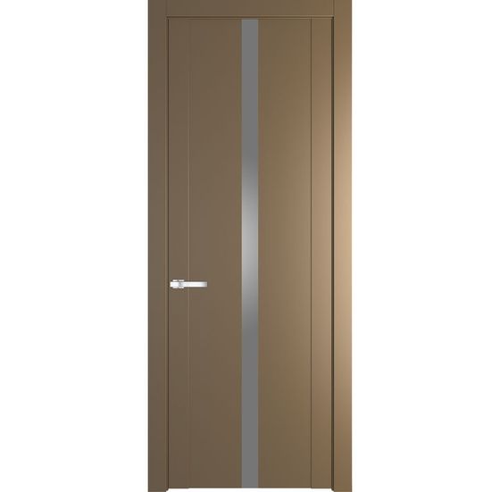 Межкомнатная дверь эмаль Profil Doors 1.8P перламутр золото стекло серебро матлак