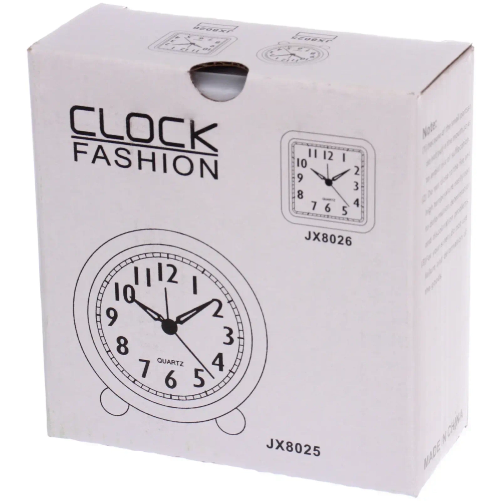 Будильник «Брук» 10*10*4,3см, микс цветов