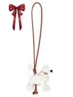 Брелок POODLE кремового цвета