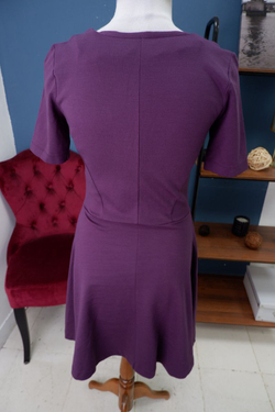 Платье Benetton сливовое 44 размер