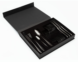 Набор BELO black55-56 столовые приборы Belo Inox Черный