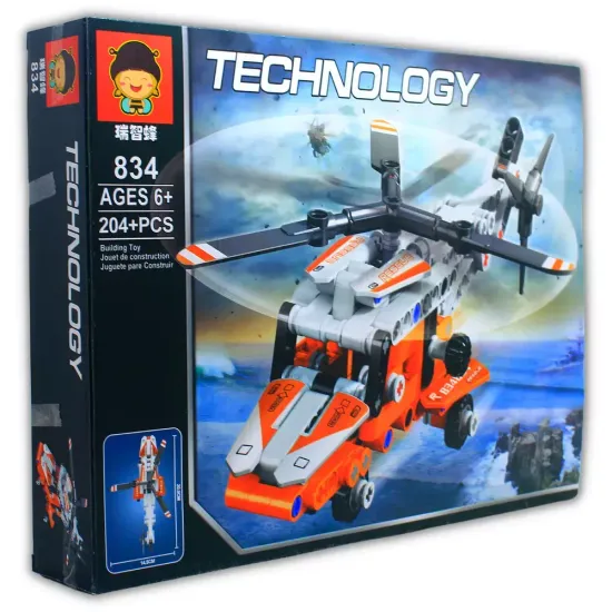 Конструктор Technic " Спасательный вертолет " ,  204 деталей