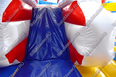 Коммерческий надувной батут "Мороженое" 6*6*3.5 м