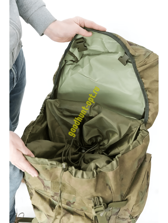 Тактический военный походный каркасный рюкзак 100 л Мох