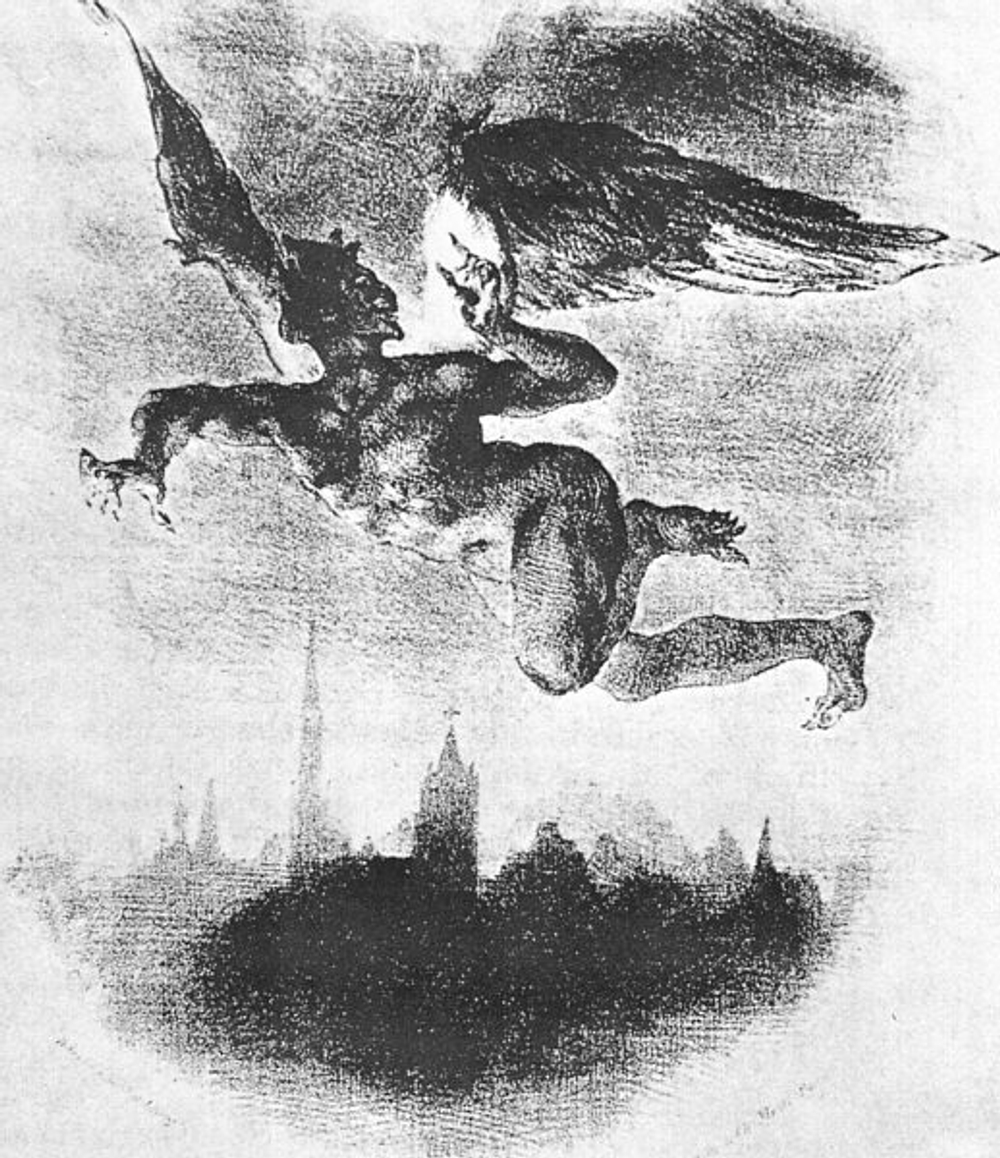 Eugene Delacroix - эротическое искусство художника Эжена Делакруа. 16+