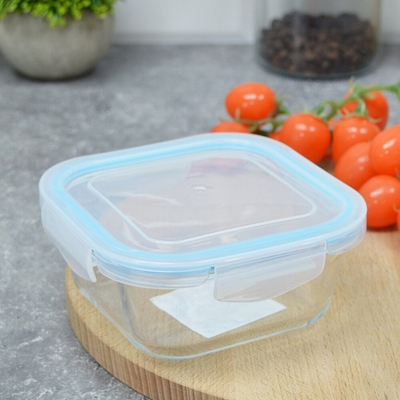 Контейнер 520мл стеклянный квадратный тм Appetite