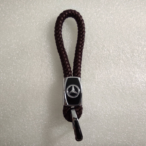 Брелок "Mercedes" веревка (коричневый) (1 шт.)