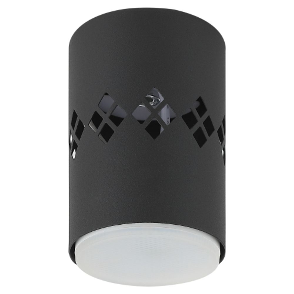 Светильник настенно-потолочный спот ЭРА OL10 LD GX53 BK черный, подсветка 1 W | Накладные светильники