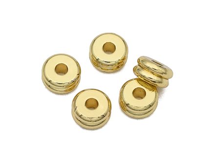 Бусина-спейсер Double 6мм (10штук)