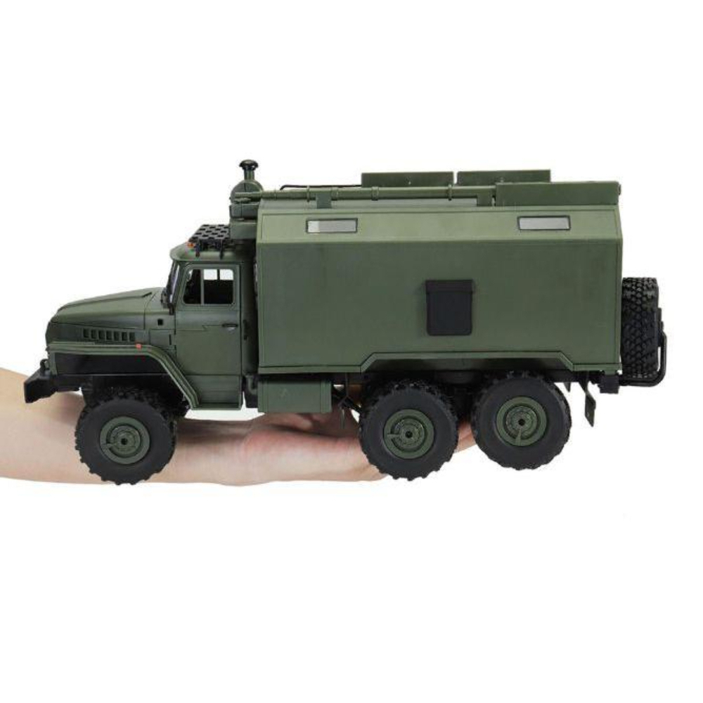 Радиоуправляемый внедорожник WPL Советский военный грузовик Урал 6WD RTR масштаб 1:16 2.4G - WPLB-36