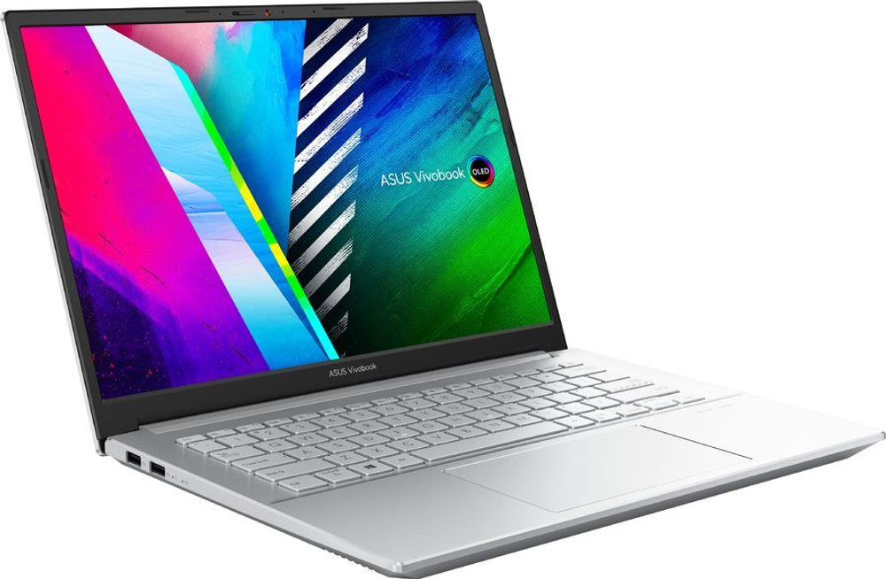 ASUS Ноутбук ASUS VIVOBOOK Pro 14 Ryzen 5 5600H/8Gb/SSD256Gb/14&quot;/QHD/Win11/silver (90NB0VZ3-M005A0