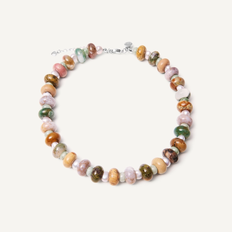 Колье Цветущий Сад – Зеленое