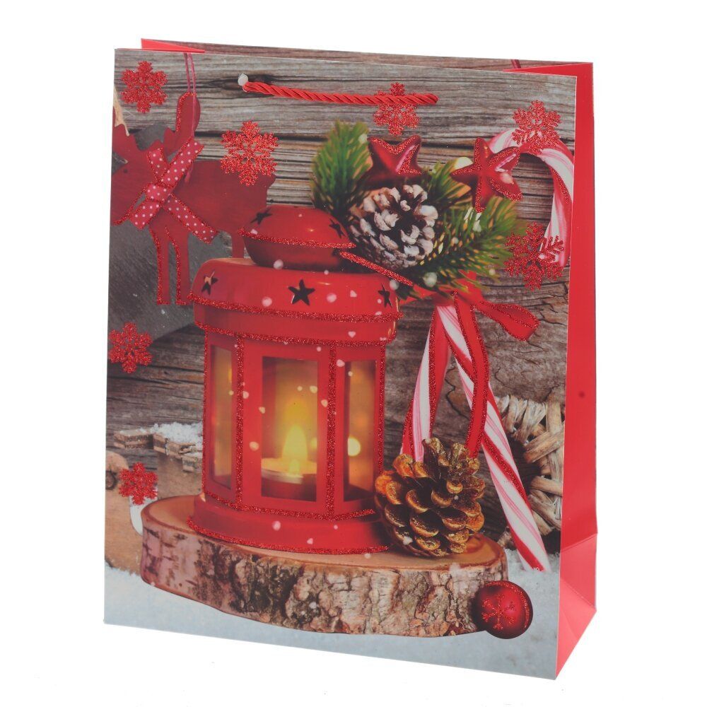 GAEM Пакет подарочный (бумага 210г/м2, блок микс 12шт), L26 W10 H32 см, 4в.