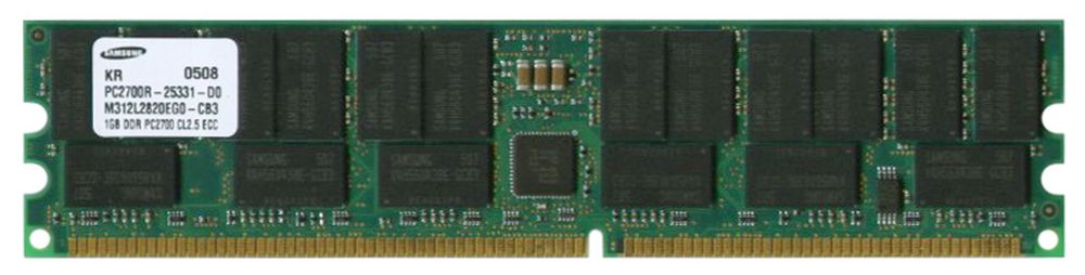 Оперативная память Samsung 1GB PC2700R DDR ECC REG M312L2820EG0-CB3