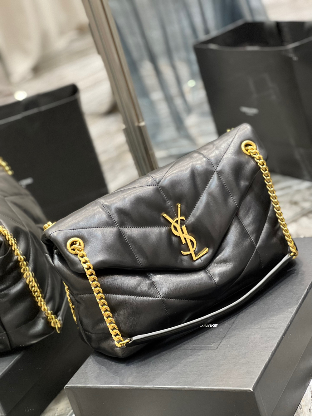 Saint Laurent Loulou Puffer Bag 35 cm