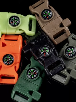 Фастекс со свистком, огнивом и компасом