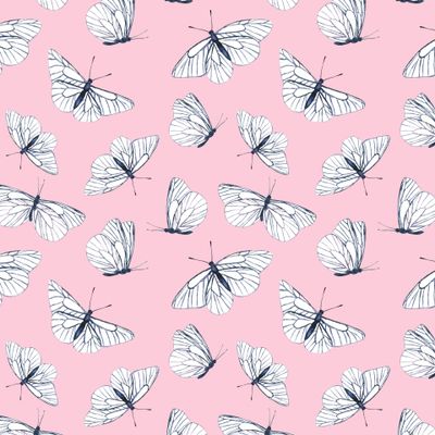 Белые бабочки