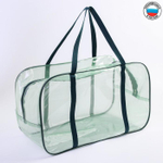 4927654 Сумка в роддом 30х50х25, цветной ПВХ, цвет зеленый