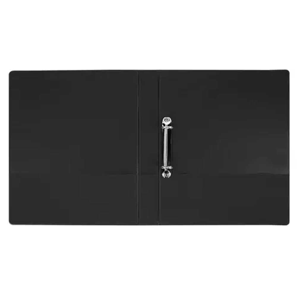 Папка на 2-х кольцах Esselte Standard A4 картон/ПВХ кор.35мм черный 14454