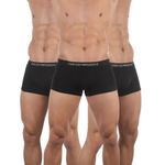 Набор из 3 черных трусов-боксеров Emporio Armani (Размер: XL) (Цвет: черный)