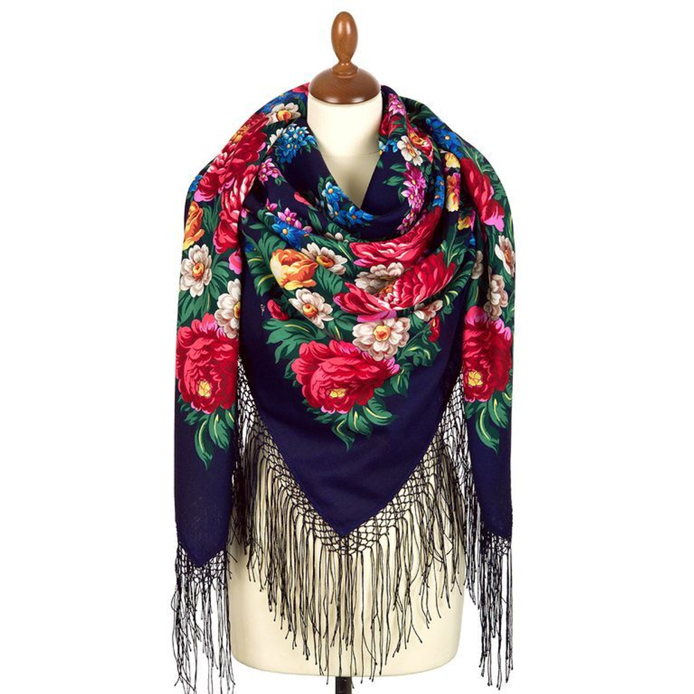 Павловопосадский платок День Победы 235-14