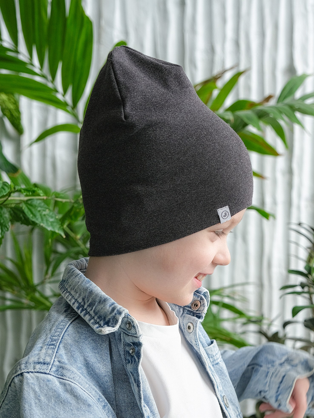 Шапка трикотажная (Антрацит) МОКО