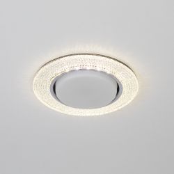 Встраиваемый светильник со светодиодной подсветкой ЭРА DK LD53 WH GX53 белый | Встраиваемые LED светильники