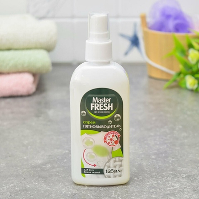 Спрей-пятновыводитель с энзимами 125мл, Master FRESH