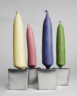 Набор подсвечников из чугуна CUBE attention!, 3 шт.