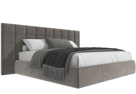 Кровать Quadro с широким изголовьем