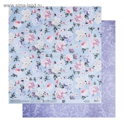 Бумага для скрапбукинга «Нежный букет»