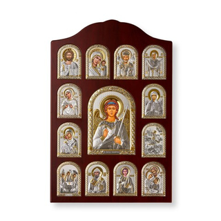 Ангел хранитель, иконостас, красное дерево 220х320мм