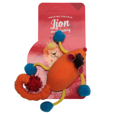 Игрушка для кошки Lion "Мышь-пампушка" 15 см.