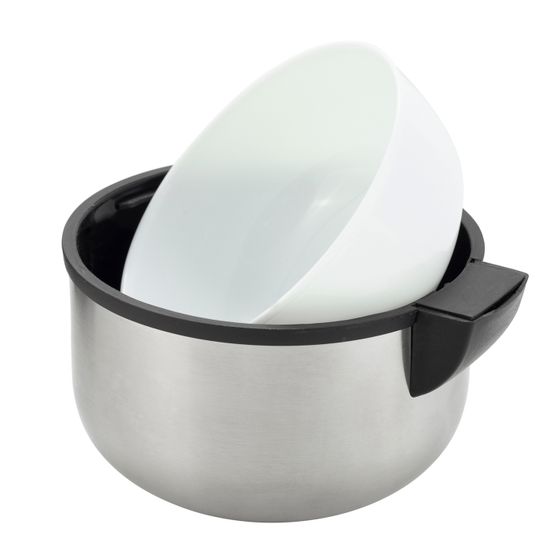 Термос пищевой 600 мл. из нержавеющей стали Ofenbach NB 101308 с ручкой и ремешком