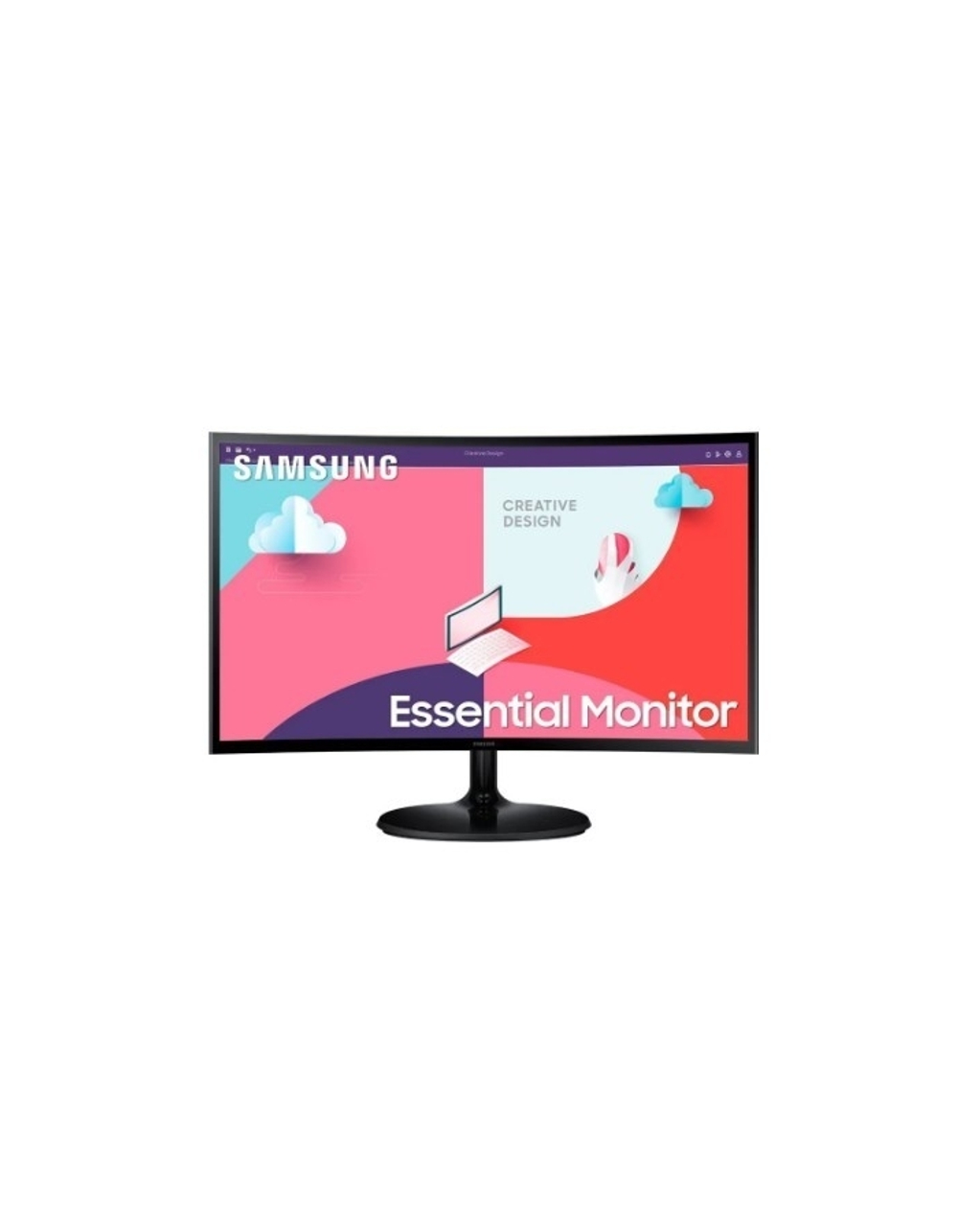 LCD Samsung 27" S27C360EAI черный {VA Curved 1920x1080 75Hz 250cd D-Sub HDMI}