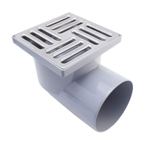 Трап d50,100х100 гориз. решетка нерж. сталь АНИ