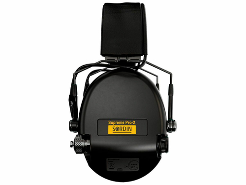 Наушники активные Sordin (MSA) Supreme Pro-X Slim, чёрные (SOR74302-X/L-02-S)