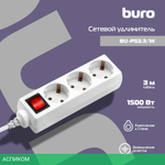 Удлинитель Buro BU-PS3.3/W белый