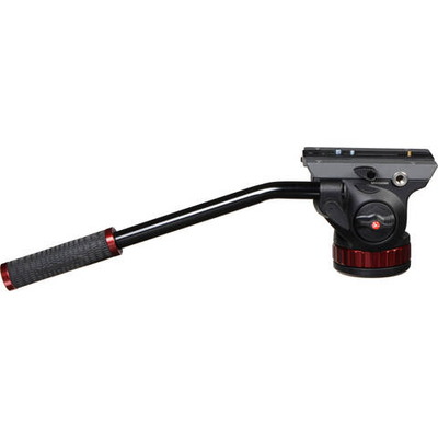 Штативная головка Manfrotto MVH502AH, для видео, 2D, с плоской базой (уцененный)