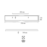 7721/120L AVRA LED SN 597 Светильник металл/пластик/белый/черный/дерево LED 120Вт 3000-6000K D700 IP20 пульт ДУ CORAGGIO