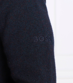 Хлопковый свитер ashetland BOSS ORANGE - темно-синий(50474333)