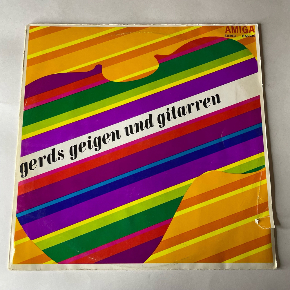 Винтажная виниловая пластинка LP Gerd Natschinski Герд Начинский, Gerds Geigen Und Gitarren (ГДР 1970)
