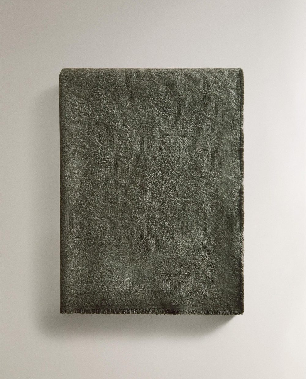 Zara Home плед из акрила, зелёный, 140x190 см