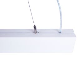 ULO-K10D 30W-4000K-L120 IP40 WHITE Светильник линейный светодиодный подвесной. Белый свет 4000K. 3360Лм. Алюминий. Цвет белый. TM Uniel