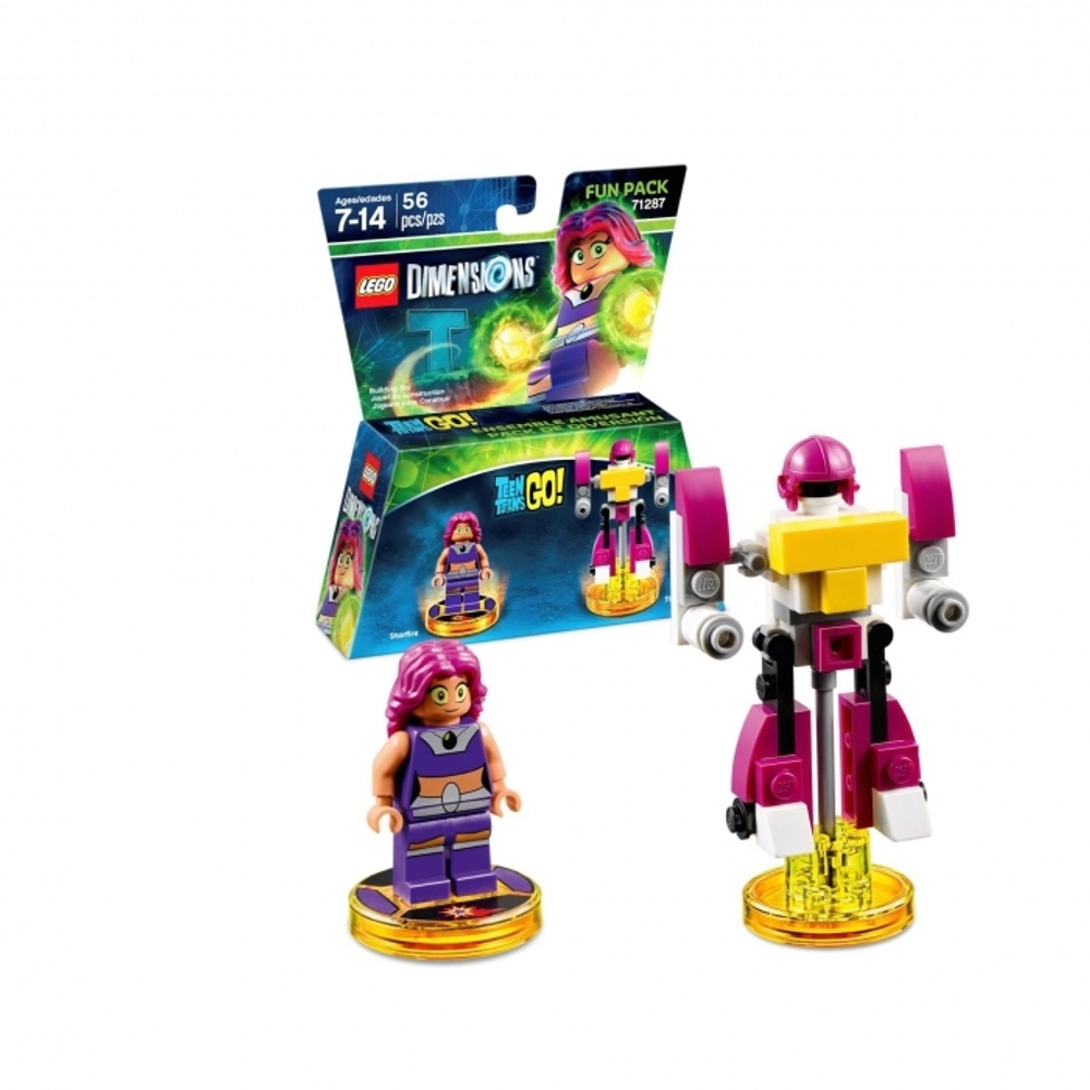 LEGO Dimensions: Старфаер (Fun Pack) 71287 — Starfire and Titan Robot (Fun Pack) — Лего Измерения