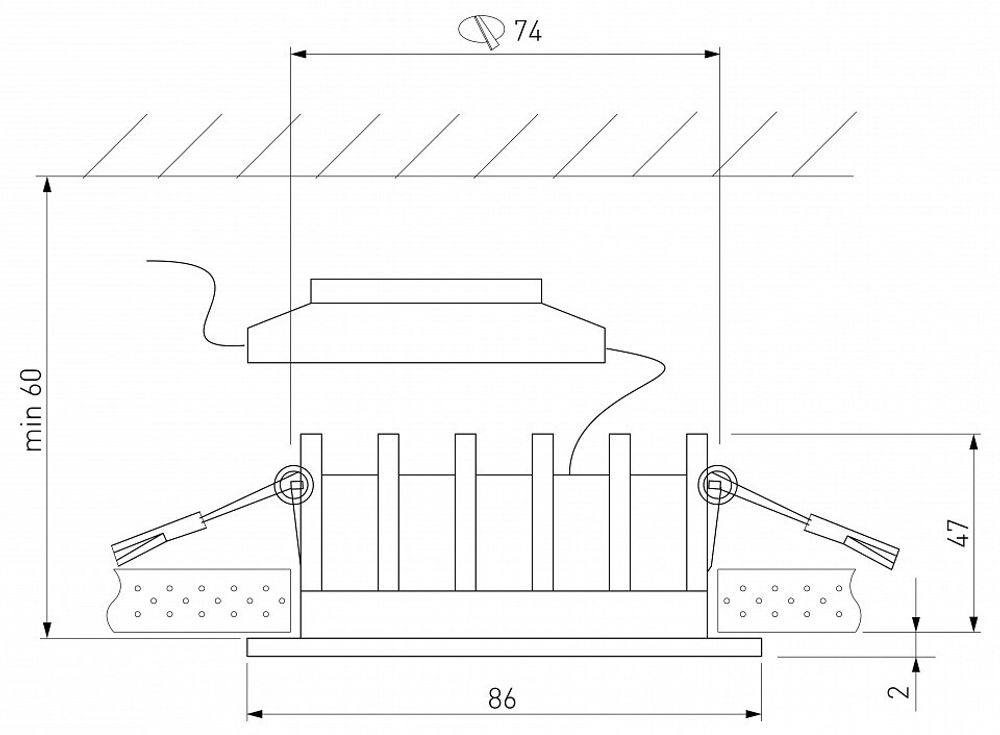Встраиваемый светильник Elektrostandard Combi a069004