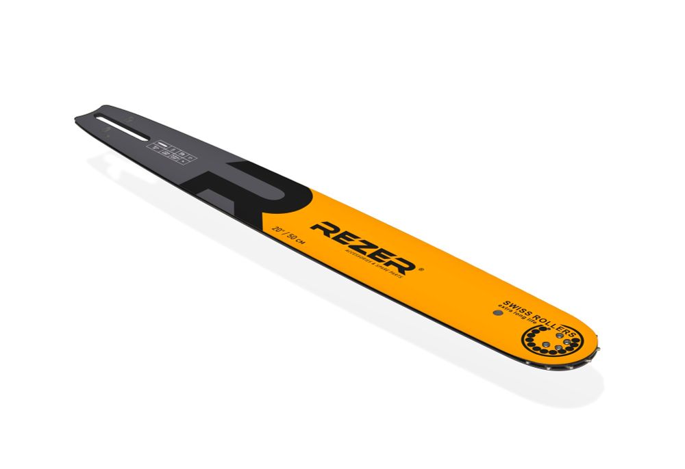 Длина шины, см: 50 (20”) Ширина паза, мм: 1,5 (0,058”) Шаг цепи, мм: 8,25 (0,325”)