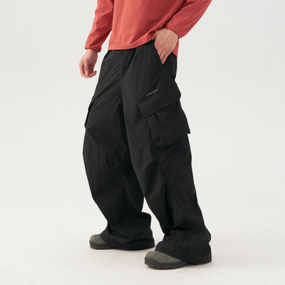 Штаны Nothomme Monterest 3D Panelled Wide черный