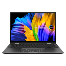 Ноутбук ASUS ZenBook14 Flip OLED UN5401QA-KN154W Ryzen 7-5800H/16G/512G SSD/14" 2,8K(2880x1800) OLED Touch/AMD Radeon Graphics/Win11 Черный, 90NB0V31-M00790