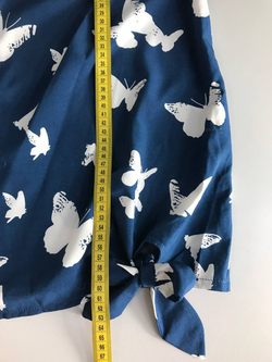 Блузка Deniza с романтичным принтом, визуально на 52 размер